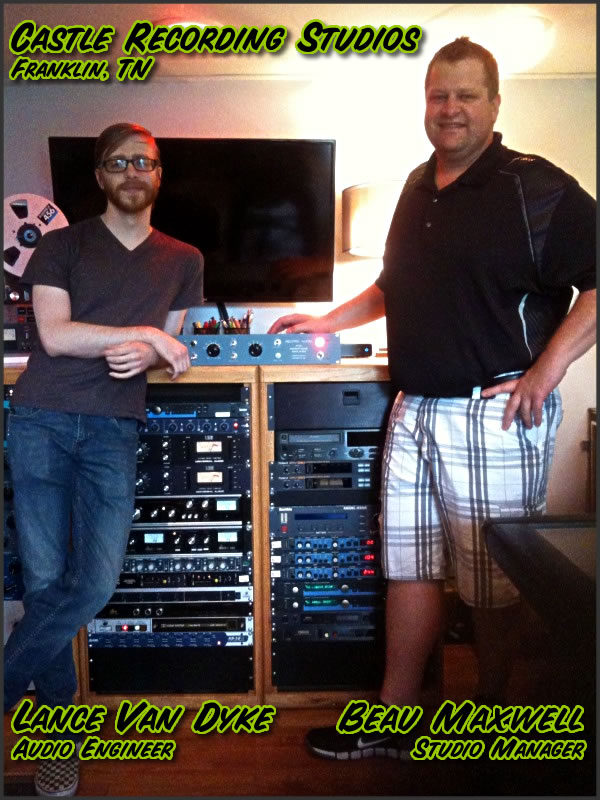RecPro Audio RTB Preamp Tracking at Castle Recording Studios in Franklin, Tennessee