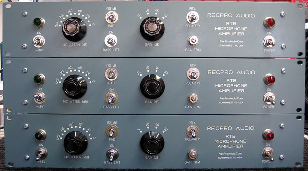 RTB Microphone Amplifiers